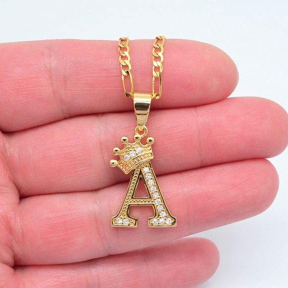 Fashion Letters A-Z Necklace for Women Men Stainless Steel High Quality English Alphabe Necklace