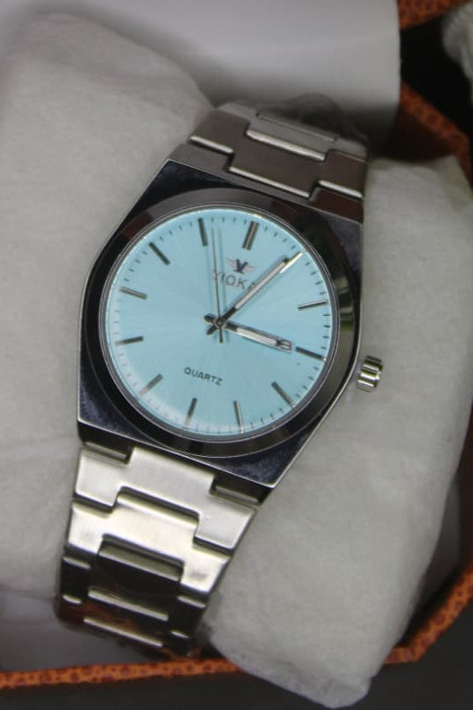 Viokai Elegance Round Watch - Scratch-Resistant Glass