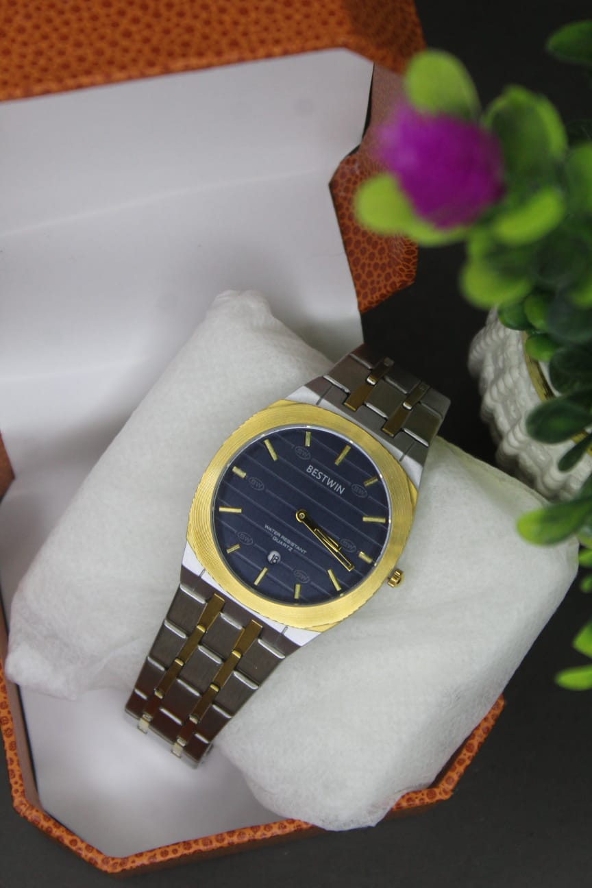 BestWin Elegant Slim Butterfly Lock Watch – Stainless Steel