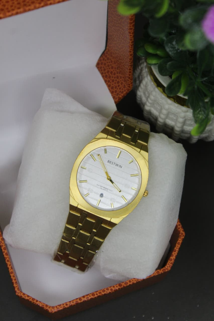 BestWin Elegant Slim Butterfly Lock Watch – Stainless Steel