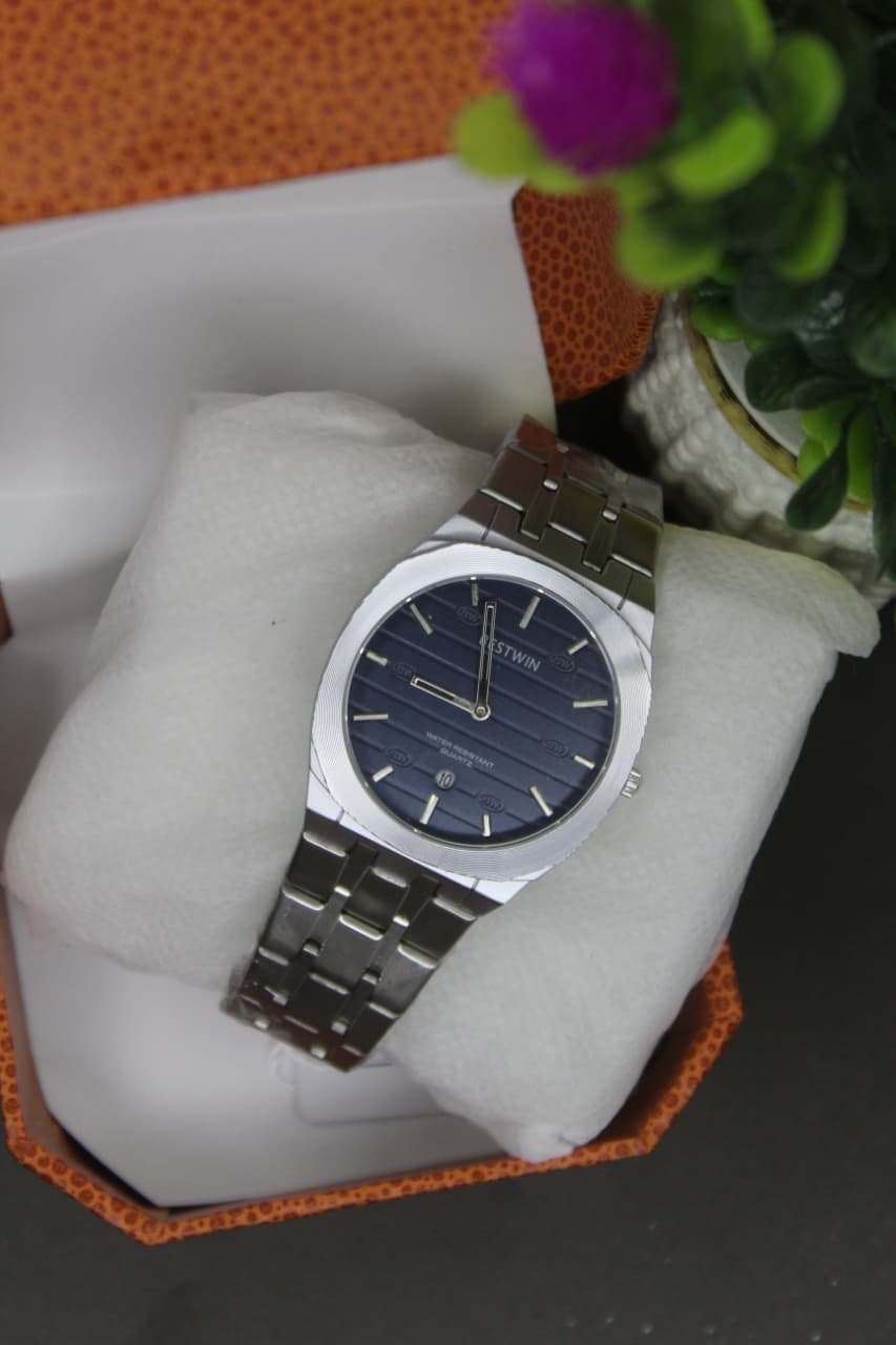 BestWin Elegant Slim Butterfly Lock Watch – Stainless Steel