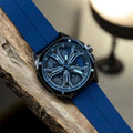 Kegio Spinner Dial Watch - Silicon Straps with Magnetic Lock