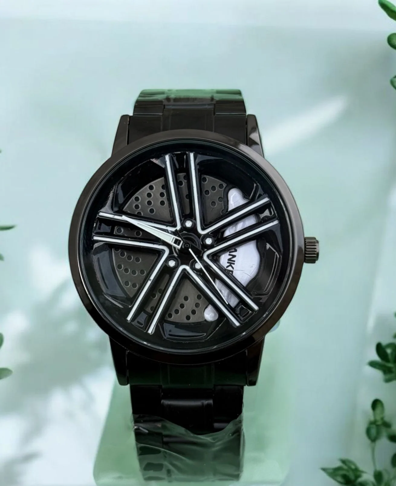 Tankre Wheel Watch Rotation Wheel - Luxury Men's Watch Stainless Steel Watch