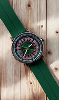 Rotatory Dial Watch with Silicon Straps & Magnetic Lock