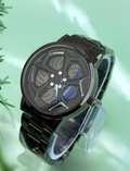 Tankre Wheel Watch Rotation Wheel - Luxury Men's Watch Stainless Steel Watch
